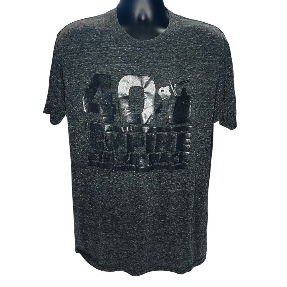 Star Wars Empire Strikes Back 40th Anniversary Tee Shirt XL Disney Heather Gray